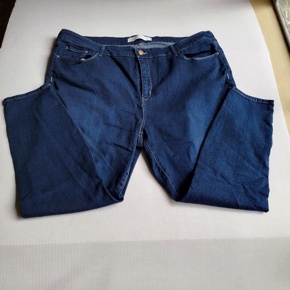 Signature Levi Strauss Gold Denim Capris Mid Rise Skinny - Size 24S - Picture 4 of 6